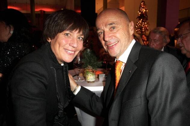 EIN HERZ FUER KINDER Charity Gala 2008 - Party - Berlin Christian Neureuther and Rosi Mittermaier attending the Charity Gala EIN HERZ FUER KINDER 2008 at the Ullstein-Halle in the Axel-Springer-Haus in Berlin, 06.12.2008.