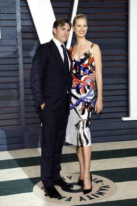 Karolina Kurkova and Archie Drury attending the Vanity Fair Oscar Party 2015 on February 22, 2015 in Beverly Hills, California. Foto:xD.xBedrosianx xFuturexImage