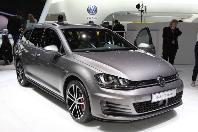 VW Golf GTD Variant, Weltpremiere, 85. Internationaler Auto Salon Genf (CH) 2015 (05. - 15.03.2015, Geneva International Motor Show, Autoausstellung, Automobil, Messe, Palexpo Genève), Pressetag 03.03.2015,