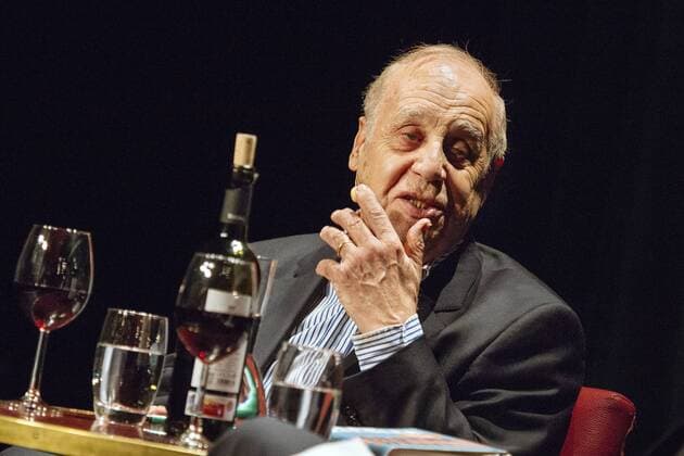 Jean Ziegler bei der lit.Cologne-Veranstaltung Jean Ziegler stürzt die Weltordnung im Roten Saal der Comedia. Köln, 15. März 2015 Foto:xC.xHardtx xFuturexImage