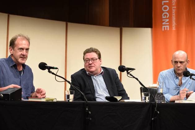 Der literarische Übersetzer Bernhard Robben (Pseudonym: Robin Seals ), Der schottische Autor John Burnside und der Schauspieler Robert Dölle lesen am 16.03.2015 im Rahmen des internationalen Literaturfestivals Lit.Cologne in Köln.