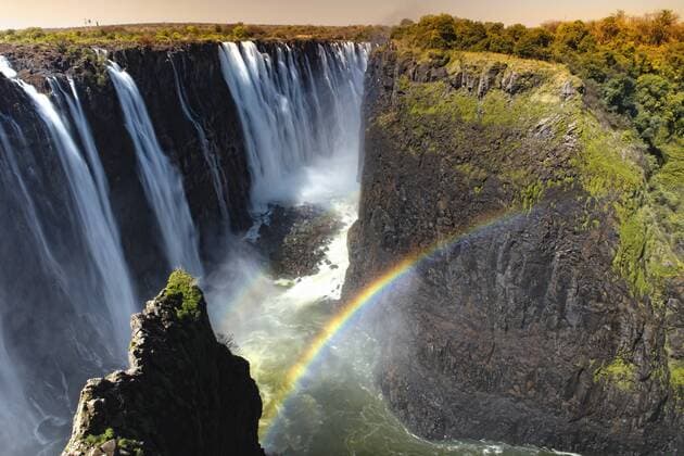 Southern Africa, Victoria Falls between Zambia and Zimbabwe  DSGF000715