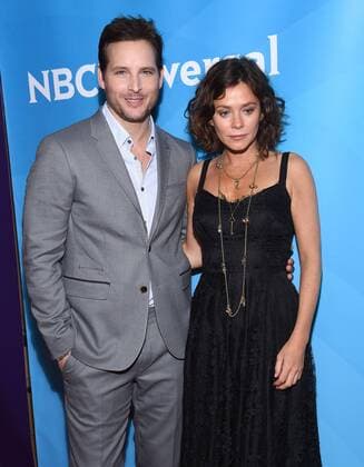 April 2, 2015 - Pasadnea, California, U.S. - Peter Facinelli & Anna Friel arrives for NBCUniversal s Summer Press Day 2015 at the Langham Huntington Hotel & Spa. Pasadnea U.S. - ZUMAo05_