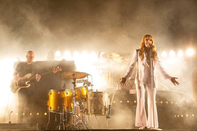 April 12, 2015 - Indio, California, U.S - Singer FLORENCE WELCH of Florence + the Machine performs live during the three day Coachella Music and Arts Festival at Empire Polo Club in Indio, California Indio U.S. - ZUMAs135