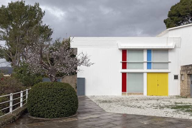 Architektur von Rafael Moneo Taller Sert, Atelier des Malers Joan Miro, Fundacio Pilar i Joan Miro, Palma de Mallorca, Mallorca, Balearen, Spanien, Europa Copyright: imageBROKER/KarlxF.xSchöfmann iblkas04105176.jpg