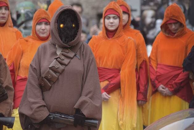 03 05 2015 MILAN - STAR WARS DAY PARADE CHARACTERS STAR WARS - 