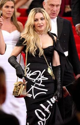May 4, 2015 - New York City, NY, USA - Madonna leaving the 2015 Met Gala on May 4 2015 in New York City New York City USA  - ZUMAny1_