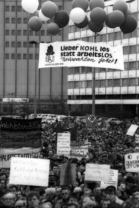 Montagsdemonstration in Leipzig