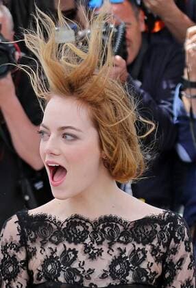 Emma Stone arrives at a photo call for the film Irrational Man during the 68th annual Cannes International Film Festival in Cannes, France on May 15, 2015.  CAN20150515763 DAVIDxSILPA