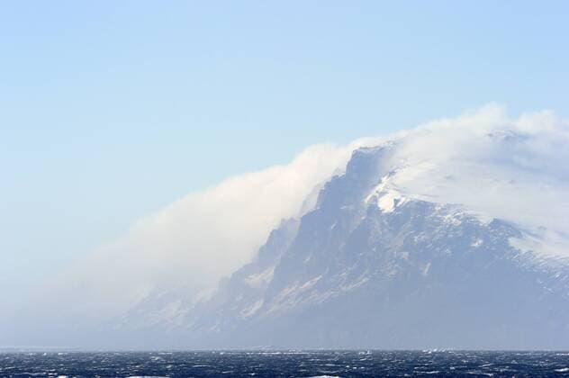Storm blowing over Cape Adare, Antarctica, Ross Sea  AndréxGilden (18828)