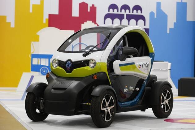 CURITIBA, PR - 19 05 2015: ELECTRIC VEHICLES - Electric vehicles exhibited at the Smart City Business America, held in Curitiba from 19 to 21 May at the Expo Unimed Curitiba. The picture shows the Renault Twizy. Photo: Daniel Derevecki La Picture FotoArena  DanielxDerevecki