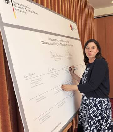 Die Jugend- und Familienkonferenz findet am Donnerstag (21.05.2015) in Perl statt. Im Bild: Berlins Senatorin Sandra Scheeres. DEU