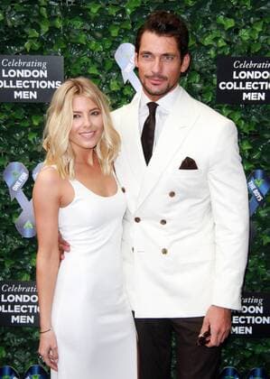June 12, 2015 - London, London, UK - Mollie King & David Gandy, LCM s s 2016: One For The Boys Charity Ball, Roundhouse, Camden London UK, 12 June 2015, Photo by Brett D. Cove LNP ... Â© Lodnon News Pictures London UK  - ZUMAl94_