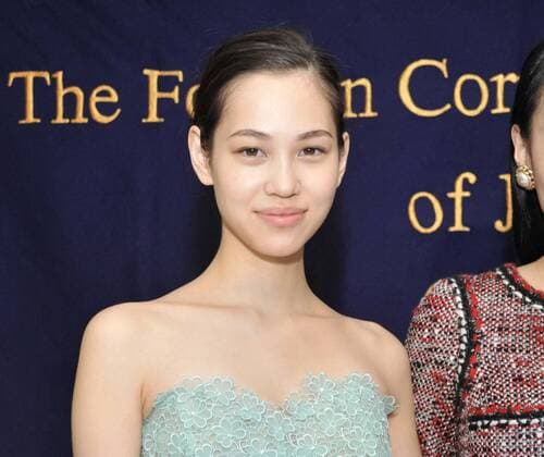 TOKYO, Japan - Actress Kiko Mizuhara attends a promotional event for the movie Norwegian Wood, in which she makes her film debut, at the Foreign Correspondents Club of Japan in Tokyo on Nov. 26, 2010.  1126032