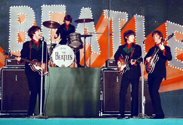 TOKYO, Japan - File photo shows the Beatles in their first performance in Japan at Tokyo s Nippon Budokan in June 1966.  1006005