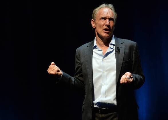 . 23 06 2015. Cannes, France.Sir Tim Berners-Lee speaking on stage at Cannes Lions International Festival of Creativity.  xAndrewxParsonsx xi-Imagesx IIM-10592-0054