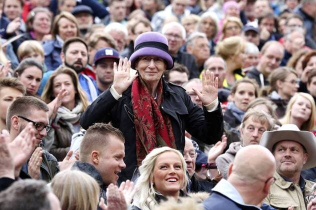 Heide Simonis bei der Premiere von Im Tal des Todes der Karl-May-Spiele 2015 im Freilichttheater am Kalkberg. Bad Segeberg, 27.06.2015 Foto:xS.xGabschx xFuturexImage