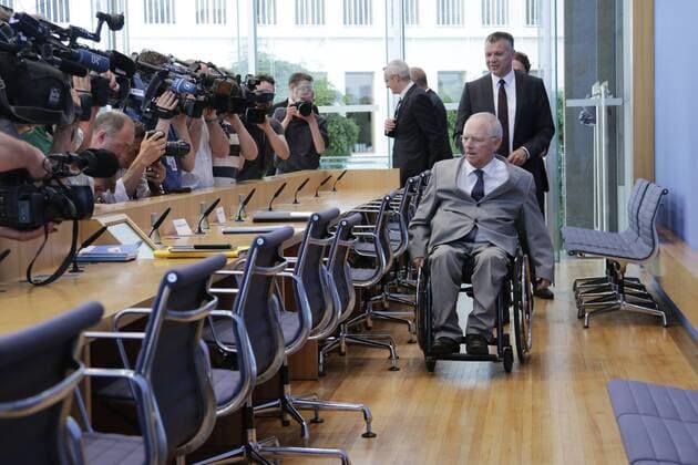 Berlin, Bundespressekonferenz, Thema: Regierungsentwurf zum Haushalt 2016 und Finanzplan bis 2019, Foto: Bundesminister der Finanzen Dr. Wolfgang Schäuble