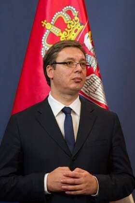 Aleksandar Vucic Serbian Prime Minister and Viktor Orban Hungarian Prime Minister s press conference about the refugee issue. 2015.07.01. 