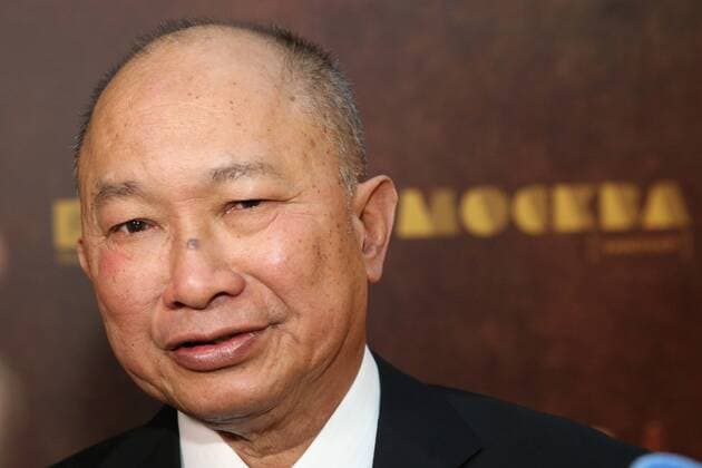 MOSCOW, RUSSIA. JULY 16, 2015. Hong Kong film director John Woo at the Moscow premiere of his latest film The Crossing, at the Moskva cinema. Sergei Shakhidzhanyan TASS  TS007D6D