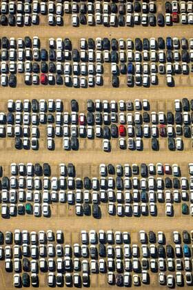 BLG AutoTerminal Hamburg, Autoverladung im Hamburger Hafen, Autohalde, Hamburger Hafen, Elbe, Hamburg, Freie und Hansestadt Hamburg, Hamburg, Deutschland !ACHTUNGxMINDESTHONORARx60xEURO!