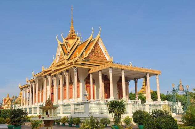 Cambodia, Phnom Penh, The Royal Palace in Phnom Penh  WojtkowskixCezary bew1A425A8