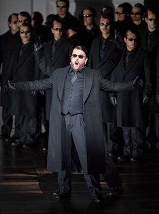 29.07.2015: SALZBURGER FESTSPIELE - Tomasz KONIECZNY als Don Pizarro am 29.07.2015 während der Fotoprobe der Oper FIDELIO ( Ludwig V. Beethofen ) im Grossen Festspielhaus, Salzburg, Österreich