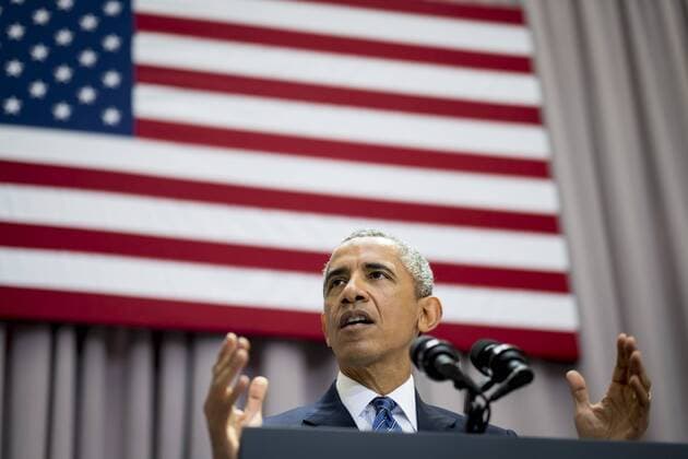 Aug. 5, 2015 - Washington, District of Columbia, United States of America - United States President Barack Obama addresses American University s School of International Service in Washington, District of Columbia, U.S., on Wednesday, August 5, 2015. The speech focused on the Iran nuclear deal being debated in the US Congress. American University was chosen as the venue by the White House because it is where former US President John F. Kennedy made his famous Pax Americana speech on nuclear disarmament in 1963. President Obama s Iran Deal speech at AU falls on the 52nd anniversary of the signing of the Limited Nuclear Test Ban Treaty. .Credit: Washington United States of America - ZUMAs152