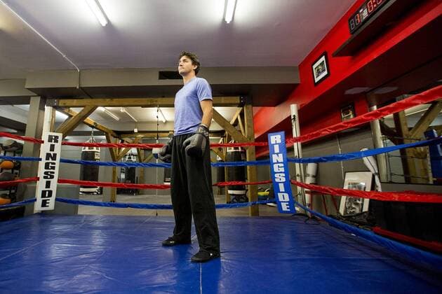 Aug. 6, 2015 - Toronto, ON, Canada - TORONTO, ON - AUGUST 6 - The Leader of the Liberal Party of Canada, Justin Trudeau, visits Paul Brown Boxfit boxing gym for a photo opportunity on August 6, 2015 in Toronto. Toronto Canada  - ZUMAt14_