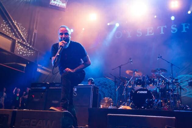 Die Band Boysetsfire steht am 21. August 2015 im Palladium in Köln auf der Bühne. Konzert - Boysetsfire in Köln