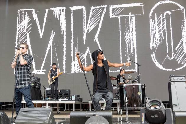 Aug. 23, 2015 - Wantagh, New York, U.S - Singers TONY OLLER (L) and MALCOLM KELLEY of MKTO perform live at the inaugural Billboard Hot 100 music festival at the Nikon at Jones Beach Theater in Wantagh, New York Wantagh U.S. - ZUMAs135