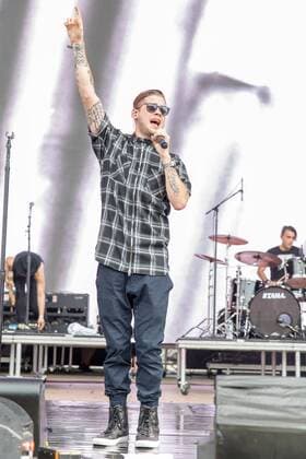 Aug. 23, 2015 - Wantagh, New York, U.S - Singer TONY OLLER of MKTO performs live at the inaugural Billboard Hot 100 music festival at the Nikon at Jones Beach Theater in Wantagh, New York Wantagh U.S. - ZUMAs135