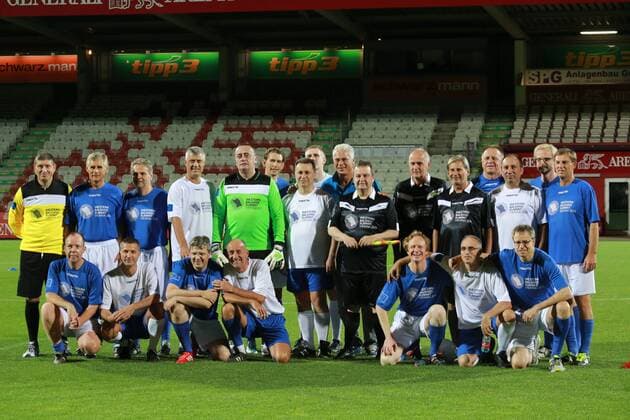Westbalkan Konferenz - Western Bakans Summit Wien, Horr Stadion, 26. 08. 2015 Fußballspiel FC Future EU : FC EU Sebastian KURZ