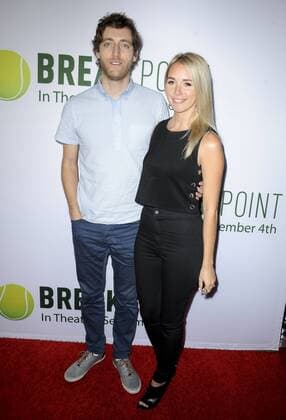 Thomas Middleditch & Mollie Gates BREAK POINT FILM PREMIERE Hollywood  Patrick Rideaux