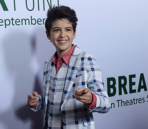 Cast member Joshua Rush attends the premiere of the motion picture sports comedy Break Point at the Chinese 6 Theatres in the Hollywood section of Los Angeles on August 6, 2015. Storyline: Two estranged brothers reunite to make an improbable run at a grand slam tennis tournament.  LAP2015082726 JIMxRUYMEN