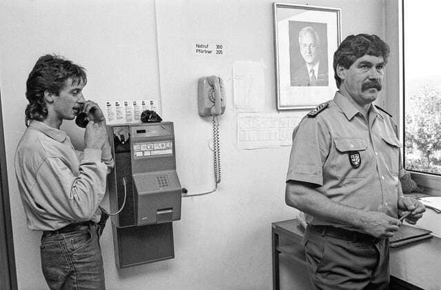 Flüchtlingslager in Landkreis Passau, in Bayern, für DDR-Flüchtlinge, die über Ungarn und Österreich in die Bundesrepublik geflohen sind,