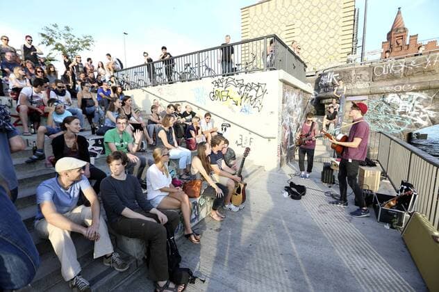Impressionen von den East Side Music Days 2015 an der East Side Gallery. Berlin, 29.08.2015 Foto:xS.xGabschx xFuturexImage
