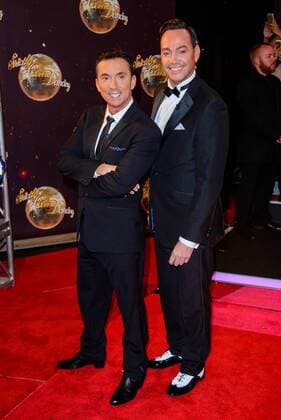 . 01 09 2015. London, United Kingdom. Bruno Tonioli and Craig Revel Horwood arrive at the Strictly Come Dancing red carpet launch.  xChrisxJosephx xi-Imagesx IIM-10936-0015