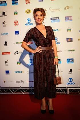 RIO DE JANEIRO, Brazil - 01 09 2015: BIG BRAZILIAN CINEMA AWARD 2015 - Fabiola Born during the fourteenth edition of the Brazilian Film Grand Prize, sponsored by the Brazilian Film Academy.  Andr?xHorta