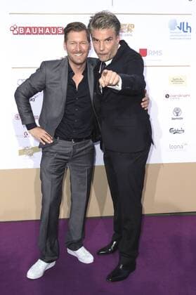 Andreas Kuhlage und Jens Hardeland bei der Verleihung vom Deutschen Radiopreis 2015 im Schuppen 52. Hamburg, 03.09.2015 Foto:xU.xGlockmannx xFuturexImage