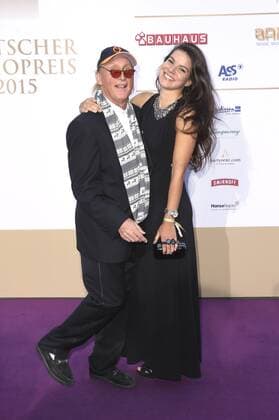 Otto Waalkes und Lilly Roberts bei der Verleihung vom Deutschen Radiopreis 2015 im Schuppen 52. Hamburg, 03.09.2015 Foto:xU.xGlockmannx xFuturexImage