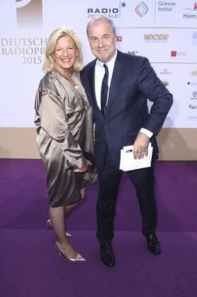 Hubertus Meyer-Burckhardt mit Ehefrau Dorothee bei der Verleihung vom Deutschen Radiopreis 2015 im Schuppen 52. Hamburg, 03.09.2015 Foto:xU.xGlockmannx xFuturexImage