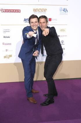 Armin Braun und Peer Kusmagk bei der Verleihung vom Deutschen Radiopreis 2015 im Schuppen 52. Hamburg, 03.09.2015 Foto:xU.xGlockmannx xFuturexImage