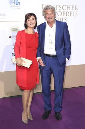 Sandra Maischberger und Alexander Elbertzhagen bei der Verleihung vom Deutschen Radiopreis 2015 im Schuppen 52. Hamburg, 03.09.2015 Foto:xU.xGlockmannx xFuturexImage