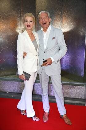 Jo Groebel und Grit Weiss bei der Music meets Media Party am 04.09.2015 in Berlin Music meets Media Event in Berlin 2015 