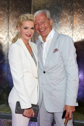 Jo Groebel und Grit Weiss bei der Music meets Media Party am 04.09.2015 in Berlin Music meets Media Event in Berlin 2015 