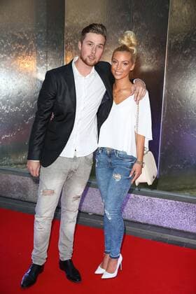 Aneta Sablik und ihr Freund Kevin bei der Music meets Media Party am 04.09.2015 in Berlin Music meets Media Event in Berlin 2015 