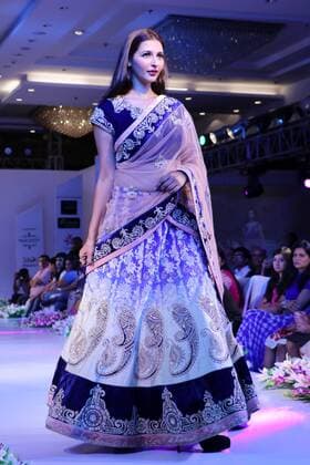 Sept. 4, 2015 - Jaipur, Rajasthan, India - An Indian Models display the collection on ramp during the Jaipur Couture Fashion Show 2015 in Jaipur , 4 Sept,2015.(Photo By Jaipur India  - ZUMAn230
