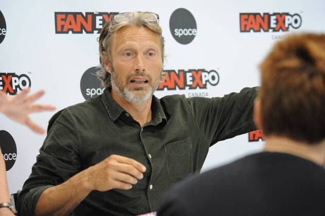 Sept. 4, 2015 - Toronto, Ontario, Canada - September 4, 2015 - Toronto, Ontario, Canada - Danish actor, Mads Mikkelsen appears at Fan Expo Canada at the Metro Toronto Convention Centre in Toronto, Canada. Toronto Canada - ZUMAm115