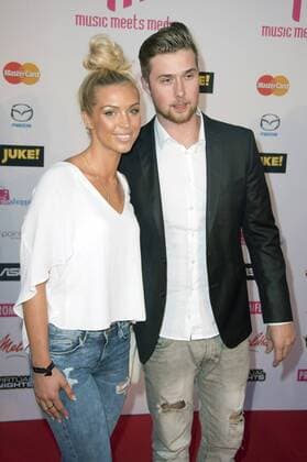 Aneta Sablik mit Freund Kevin bei Music meets Media 2015 im Sheraton Berlin Grand Hotel Esplanade. Berlin, 04.09.2015 Foto:xFredericx xFuturexImage
